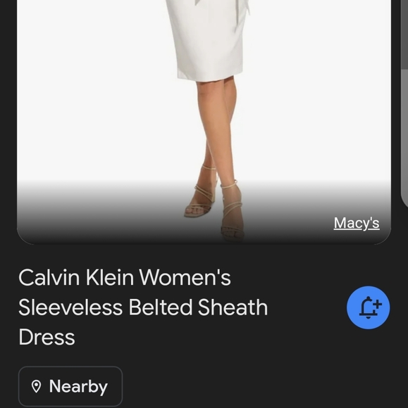 Calvin Klein biege dress. - Picture 7 of 8